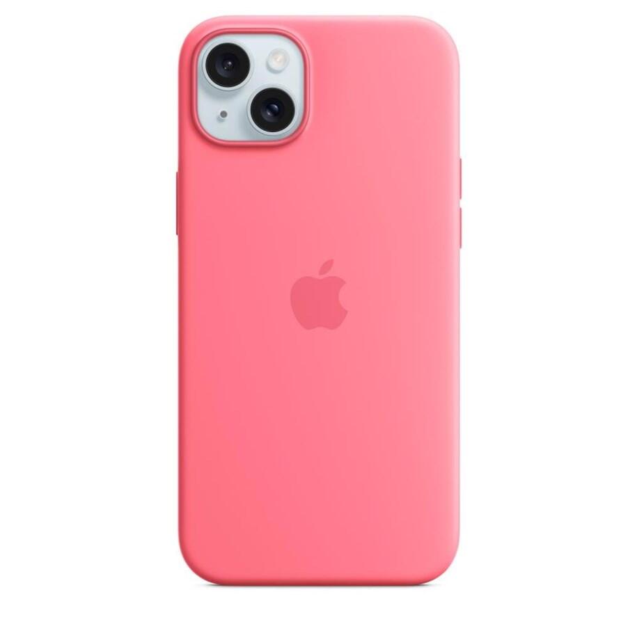 Apple iPhone 15 Plus Silikon Case mit MagSafe - Pink Apple iPhone 15 Plus Silikon Case mit MagSafe - Pink